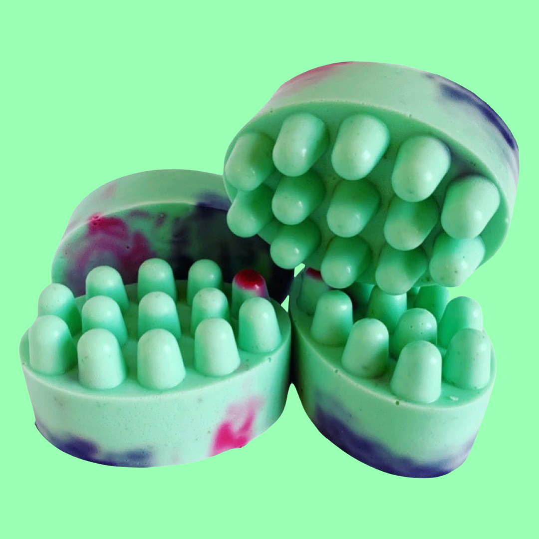 Raspberry Green Tea Massage Soap Bars