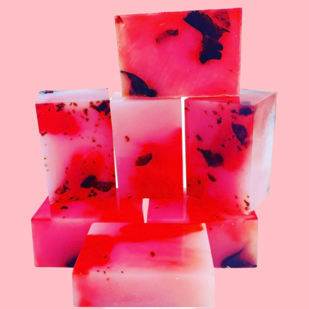 Insatiable Body Soap infused with Rose Petals