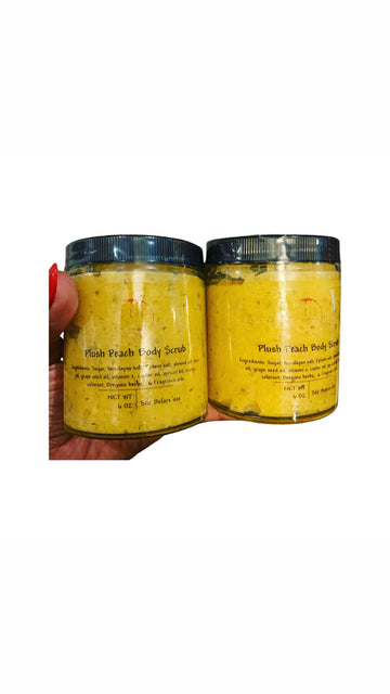 Plush Peach Body Scrub
